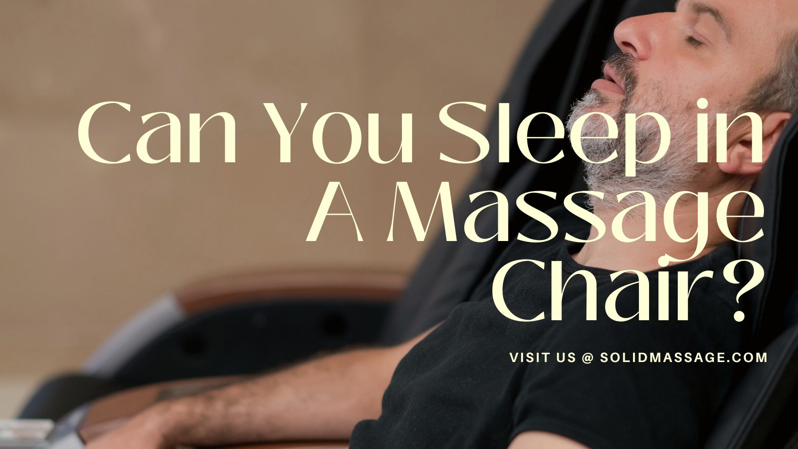 Can You Sleep in A Massage Chair